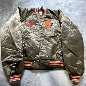 Vintage Chalk Line Cleveland Browns NFL XL Satin Jacket